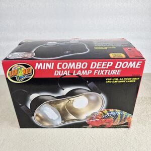 Zoo Med Mini Combo Deep Dome Lamp Fixture